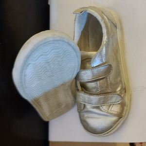 Gap Silver Velcro shoes preowned